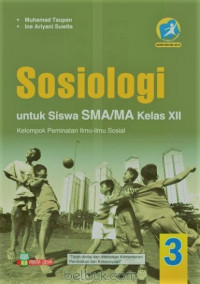 Image of sOSIOLOGI UNTUK SISWA SMA /MA KELAS XII
