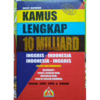 Image of KAMUS LENGKAP 10 MILLIARD INGGRIS-INDONESIA